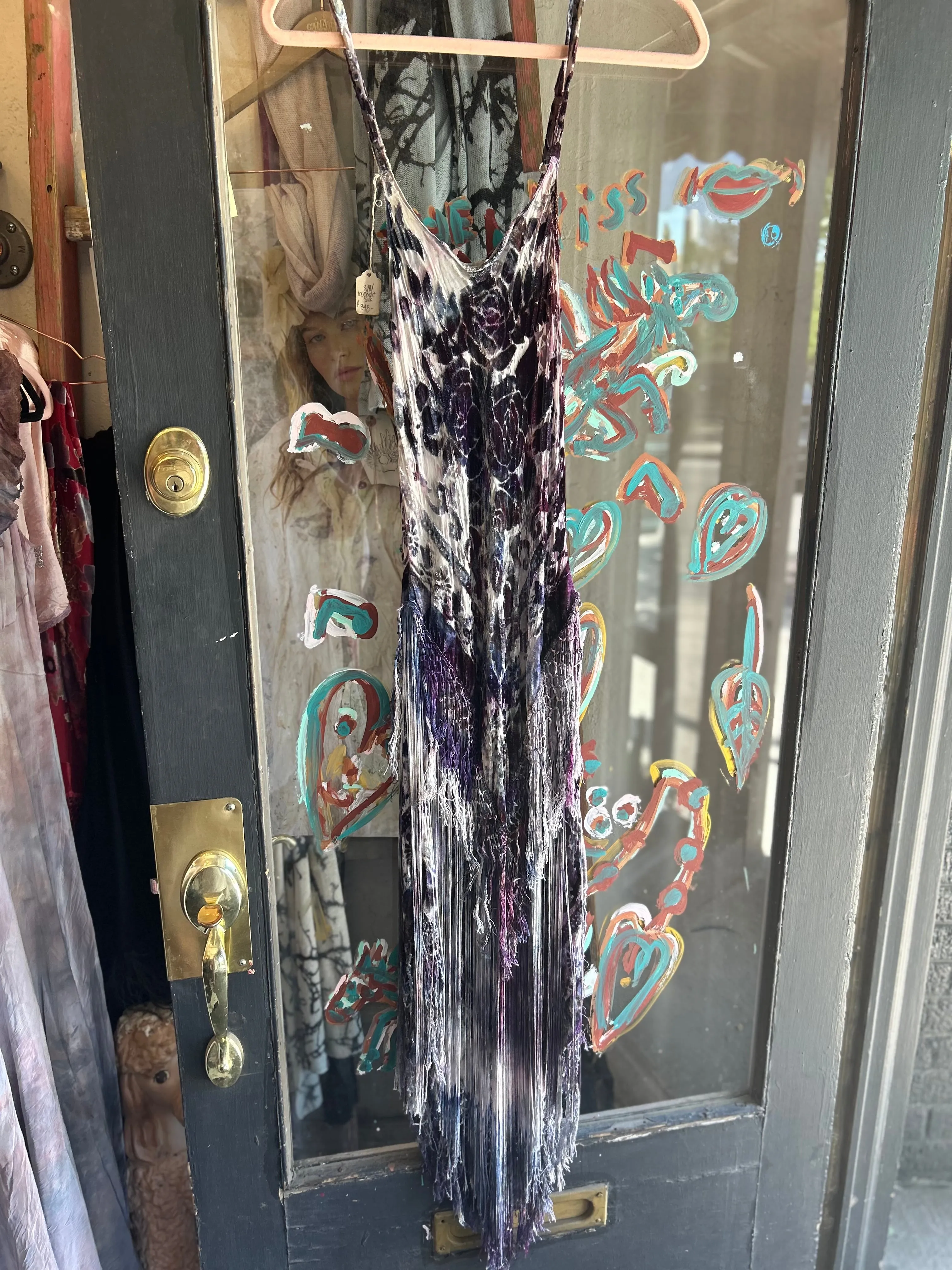 Fringe Go-Go Dress in Oh La La purple