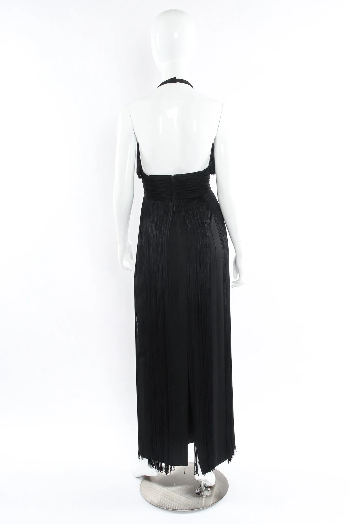 Fringe Halter Dress