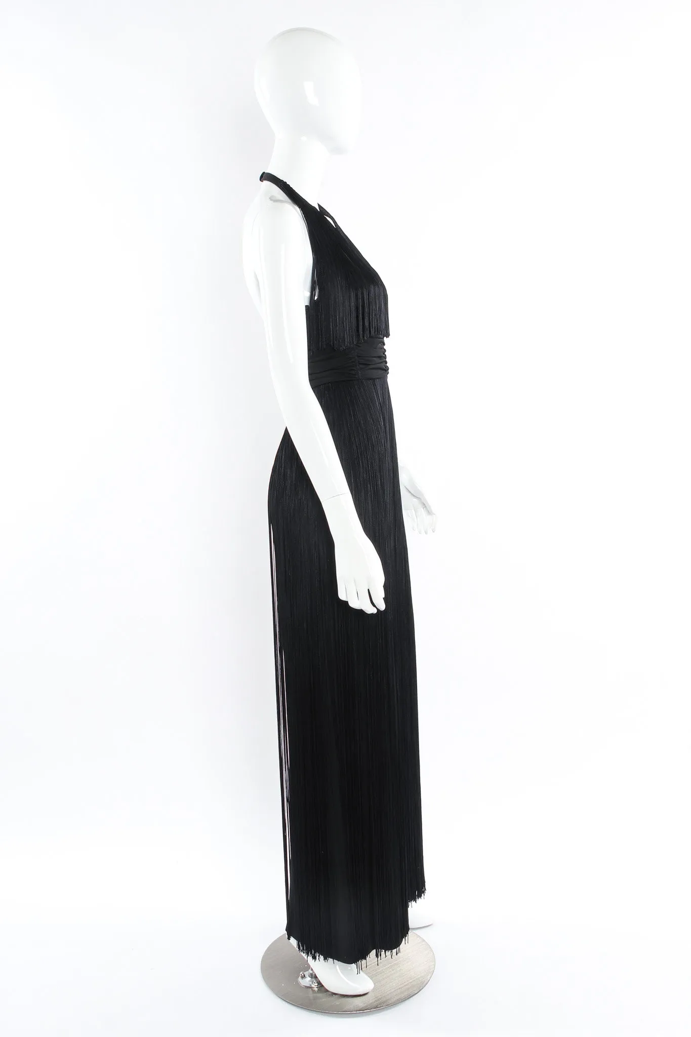 Fringe Halter Dress