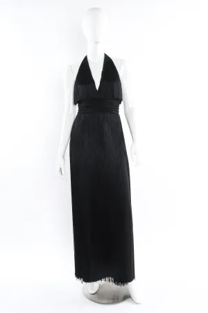 Fringe Halter Dress
