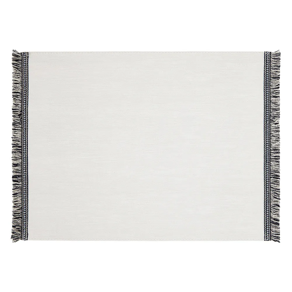 Fringe Placemats White