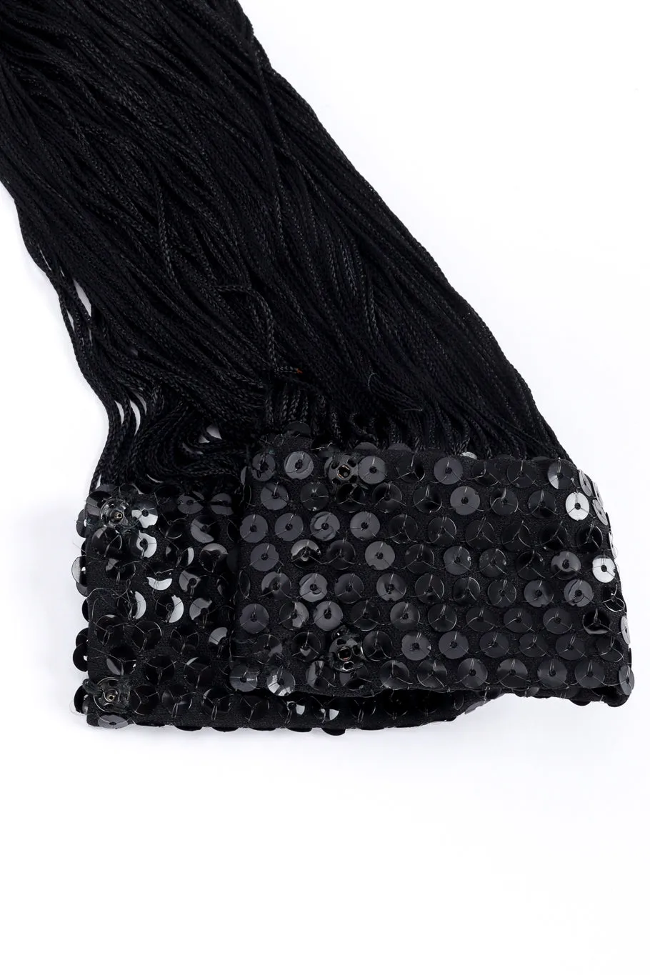 Fringe Sleeve Sequin Dress