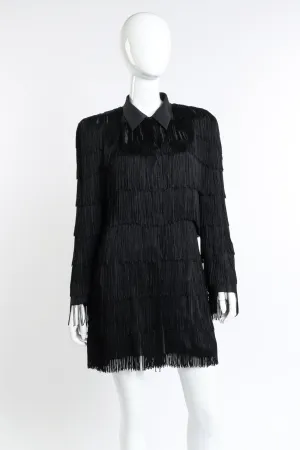 Fringed Shirt Jacket