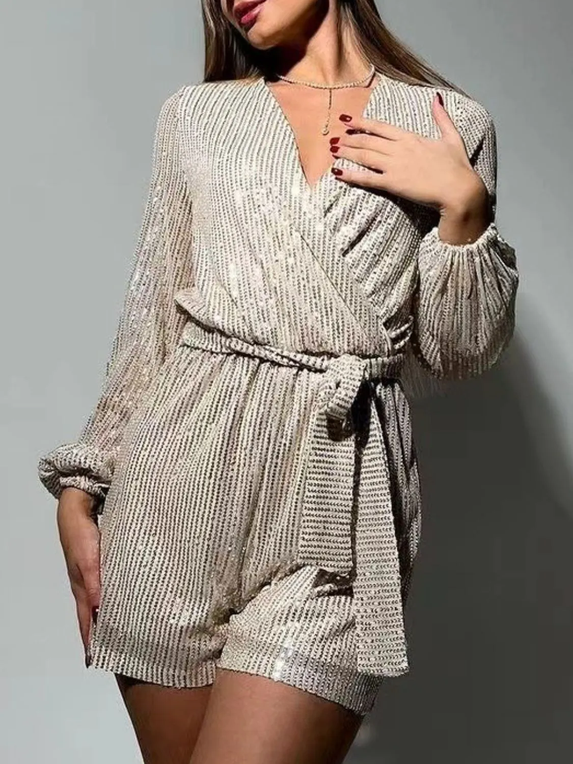 Full Size Long Sleeve Romper