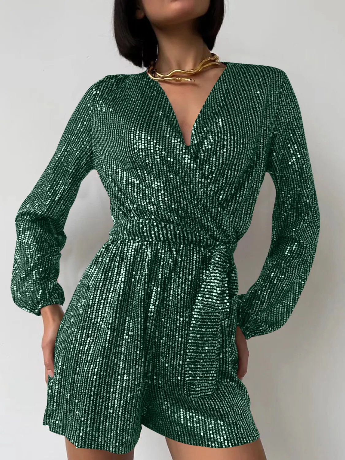 Full Size Long Sleeve Romper