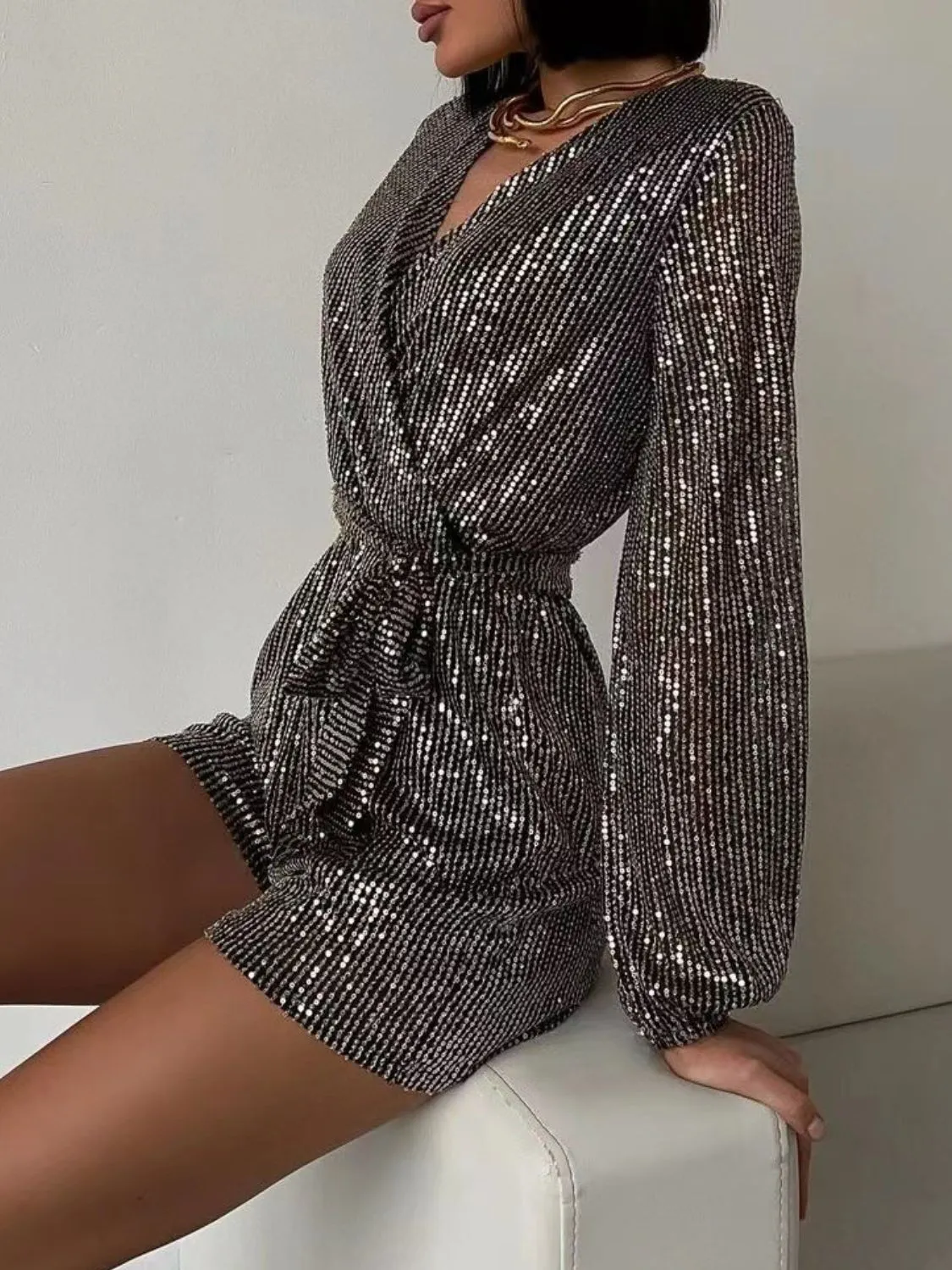 Full Size Long Sleeve Romper