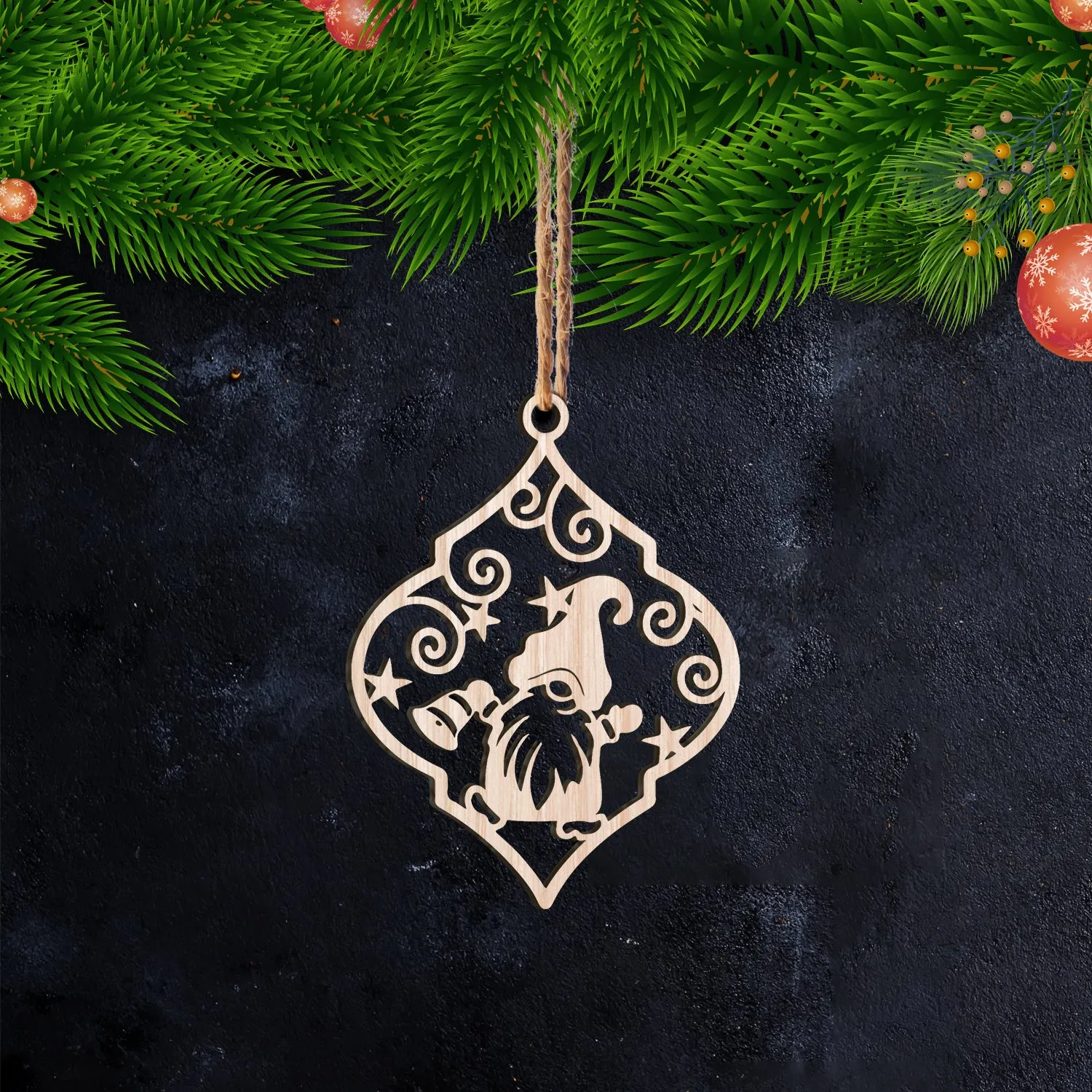 Gnomes  - Ornament Cut out 70 - PT97