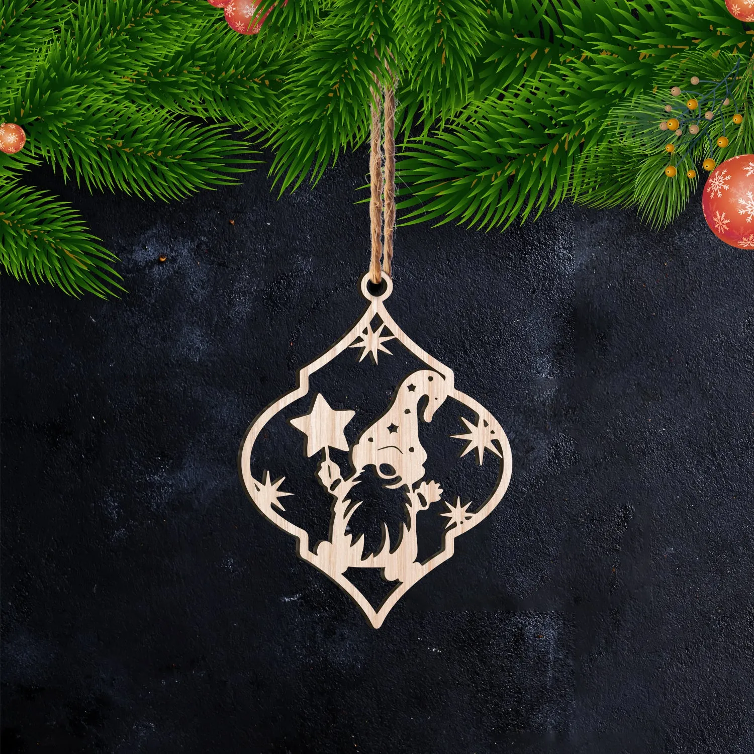 Gnomes  - Ornament Cut out 71 - PT97