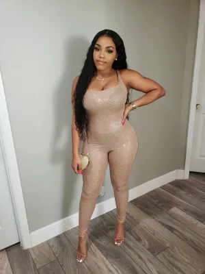 Gold Sequin Jumpsuit