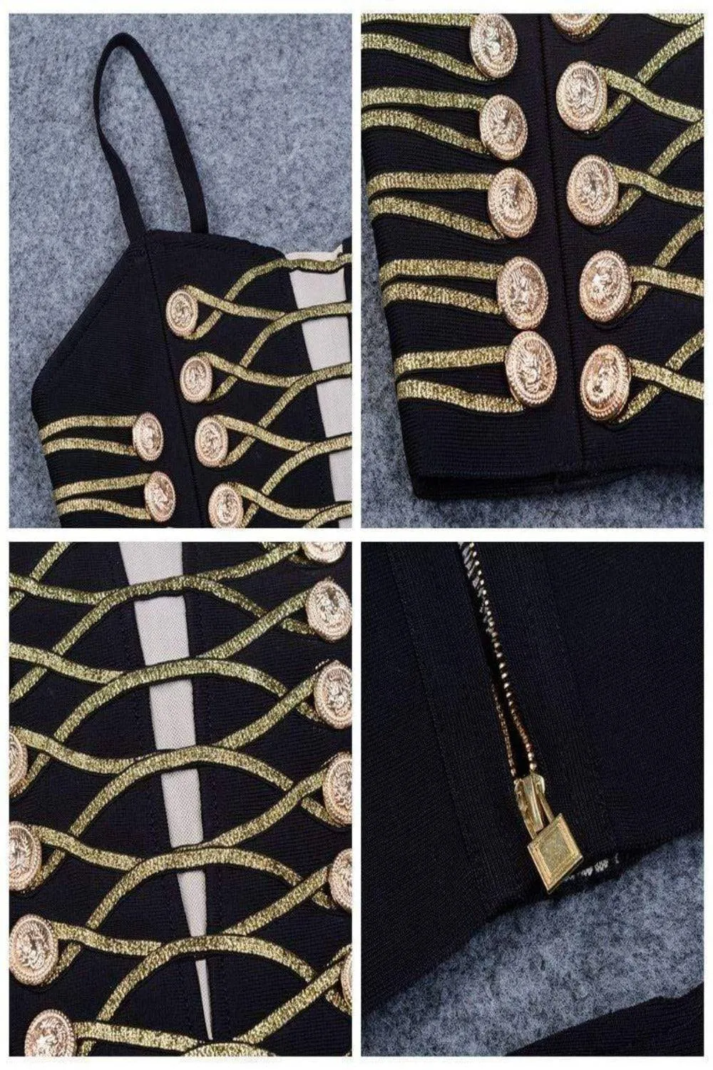 Golden Babe 2-Piece Jumpsuit Set