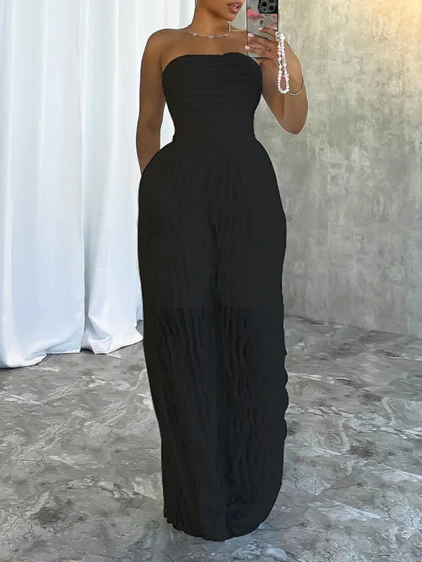 Gorgeousladie Halter Ruffle Dress