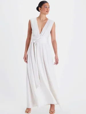 Grace TENCEL™ Modal Vegan Gown | Snow White
