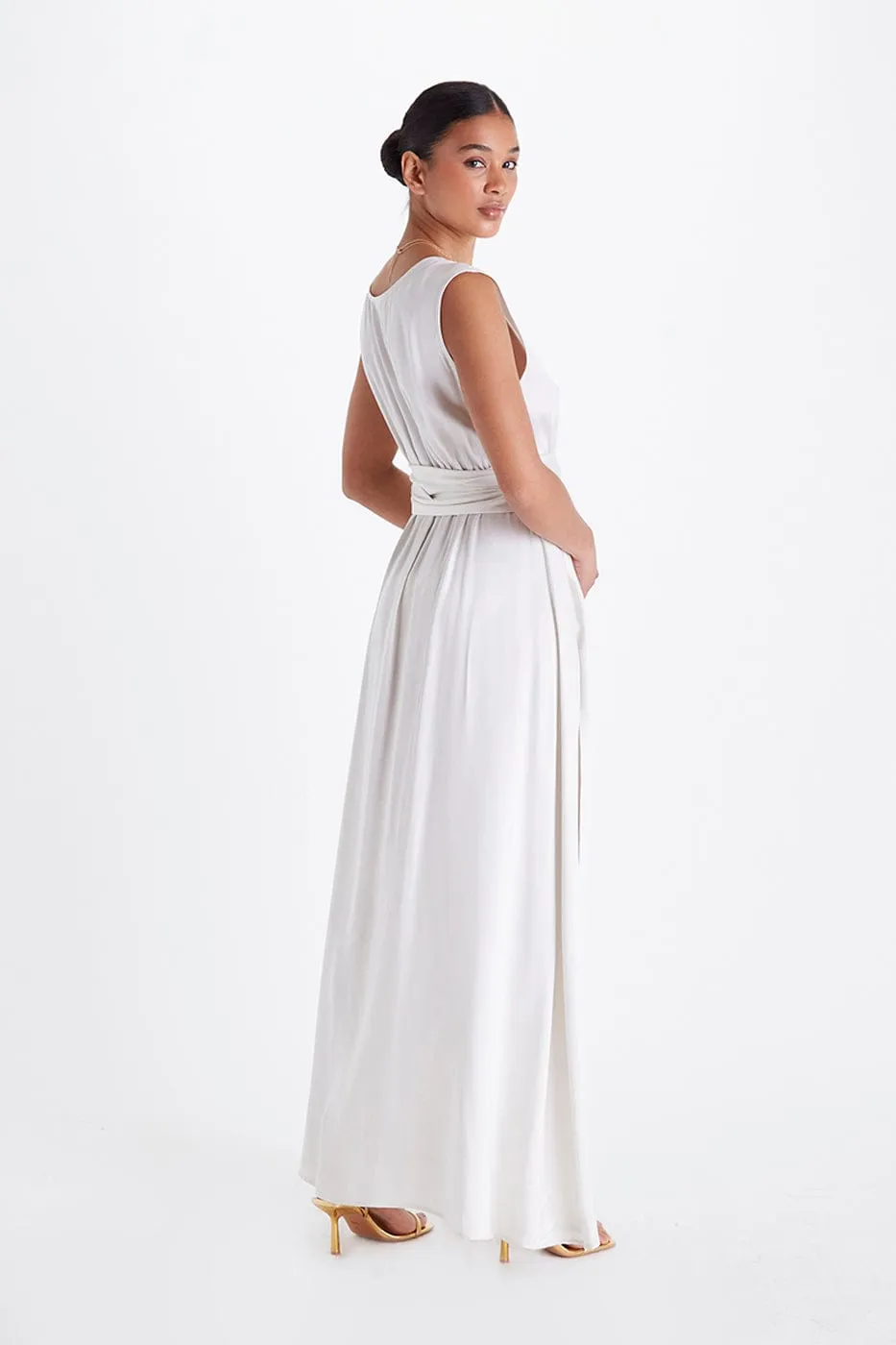 Grace TENCEL™ Modal Vegan Gown | Snow White