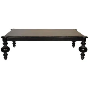 Graff Coffee Table, Hand Rubbed Black