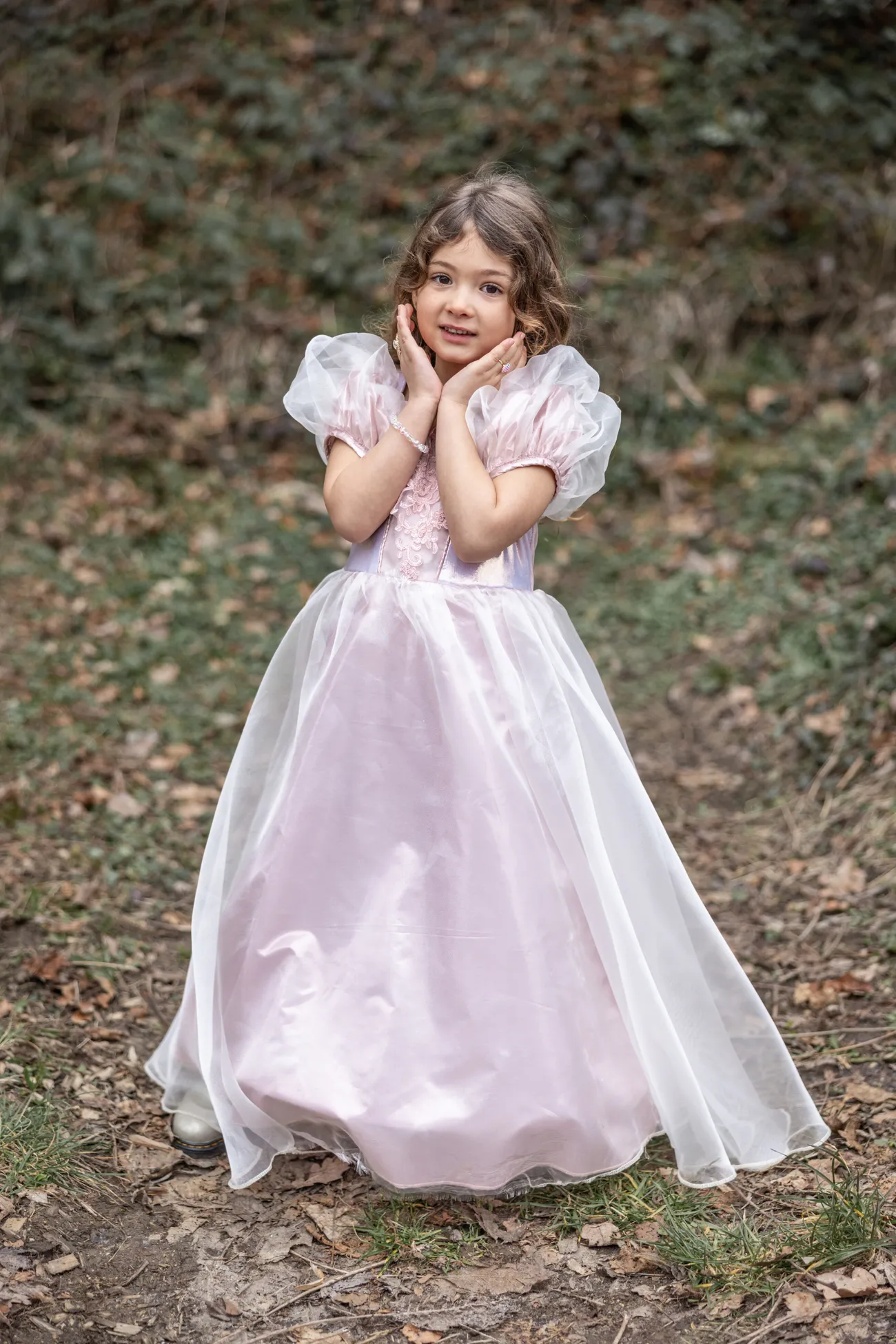 Great Pretenders Platinum Princess Gown, Size 5-6