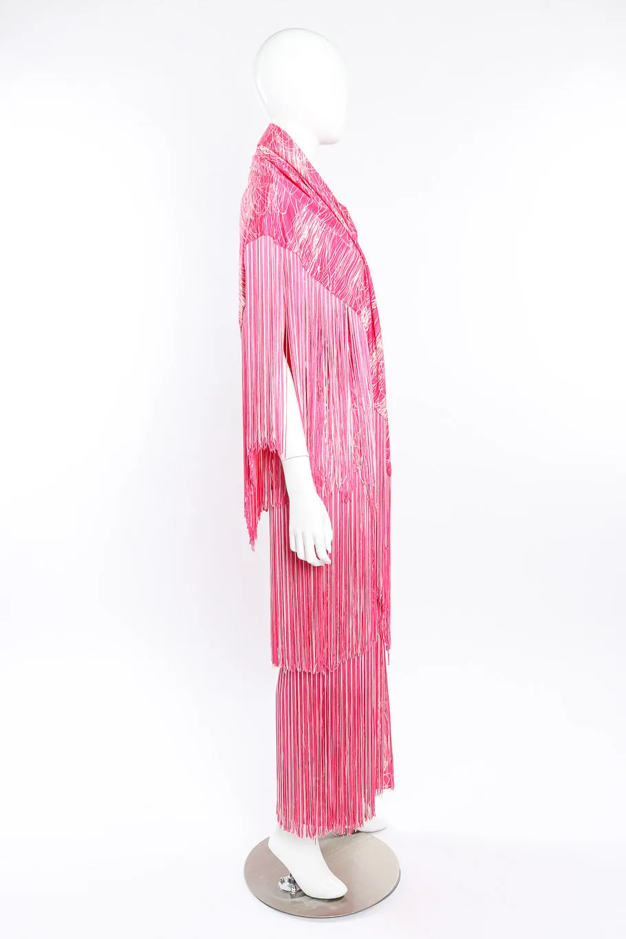 Halter Fringe Dress, Shawl & Belt Set