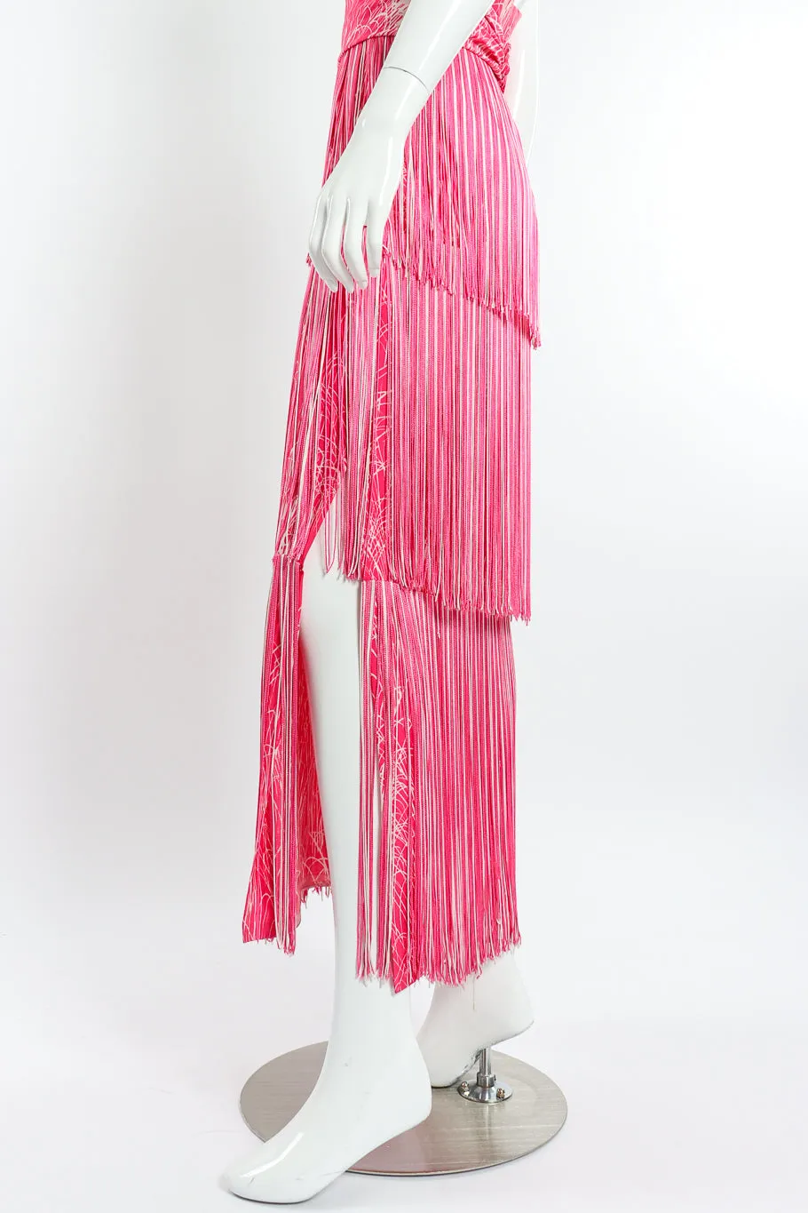 Halter Fringe Dress, Shawl & Belt Set