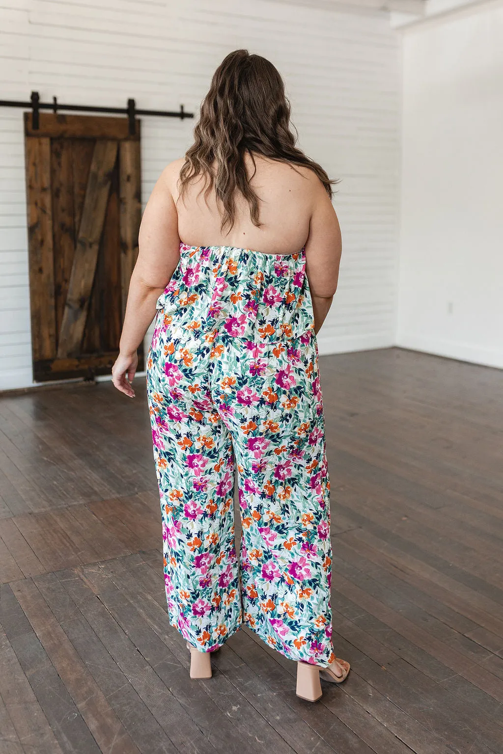 Hazel Blues® |  Life of the Party Floral Jumpsuit in Green