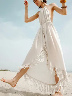 Hemp Halter Neck Dress