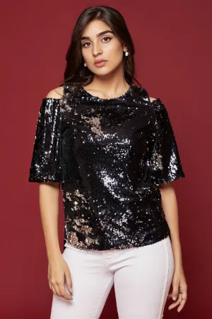 Hey Girl Sequin Top