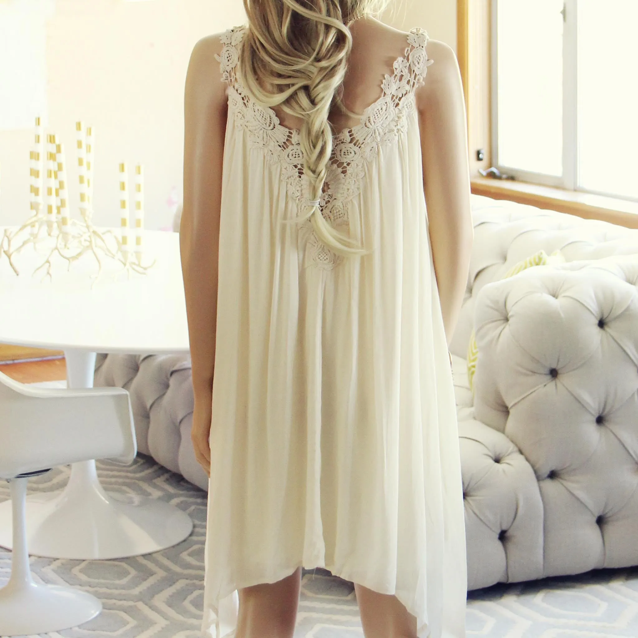Hibiscus & Lace Dress