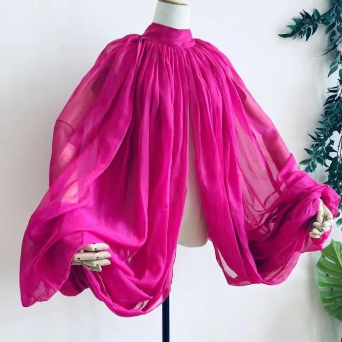 High Neck With Buttons