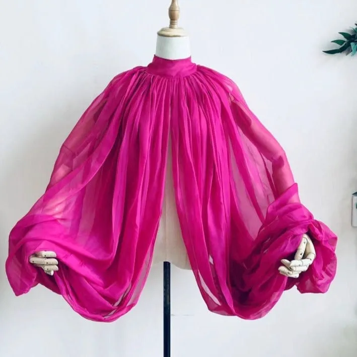 High Neck With Buttons