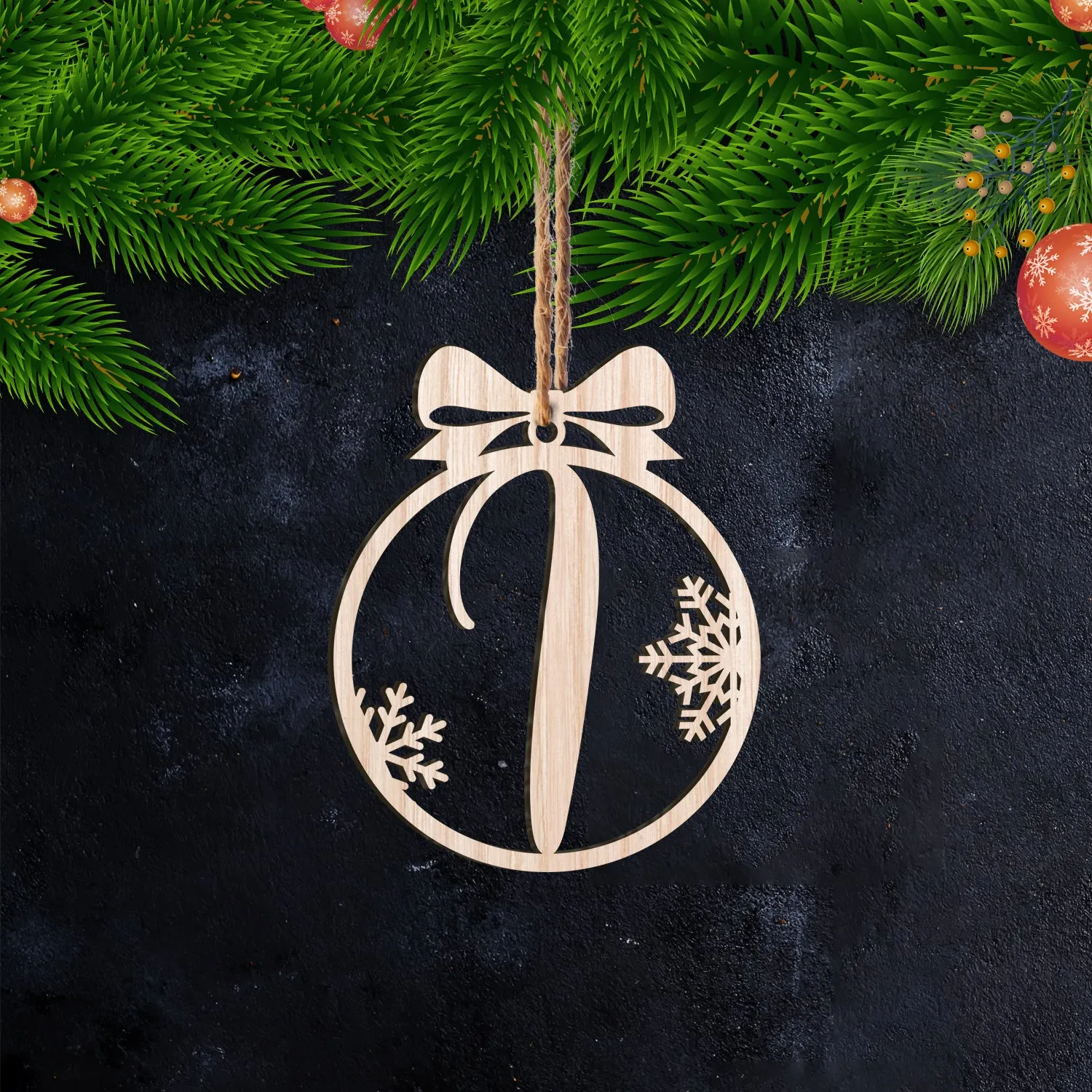 I Letter - Ornament Cut out 29 - PT97