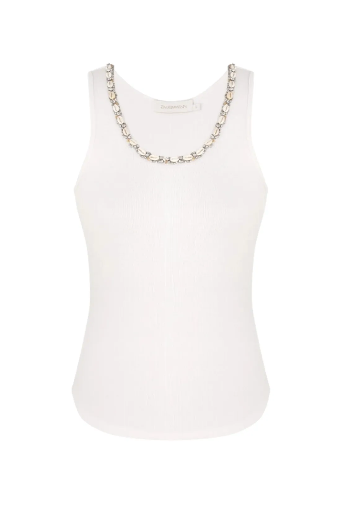 Illuminate Embellished Tank | Ivory