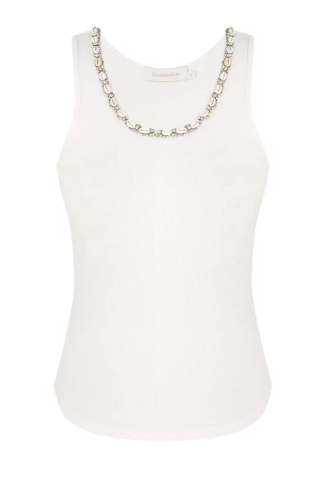Illuminate Embellished Tank | Ivory