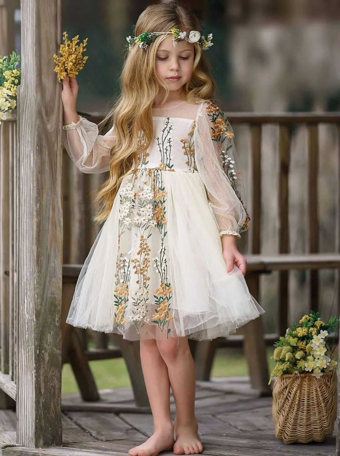 In Love With This Lace Flower Dress