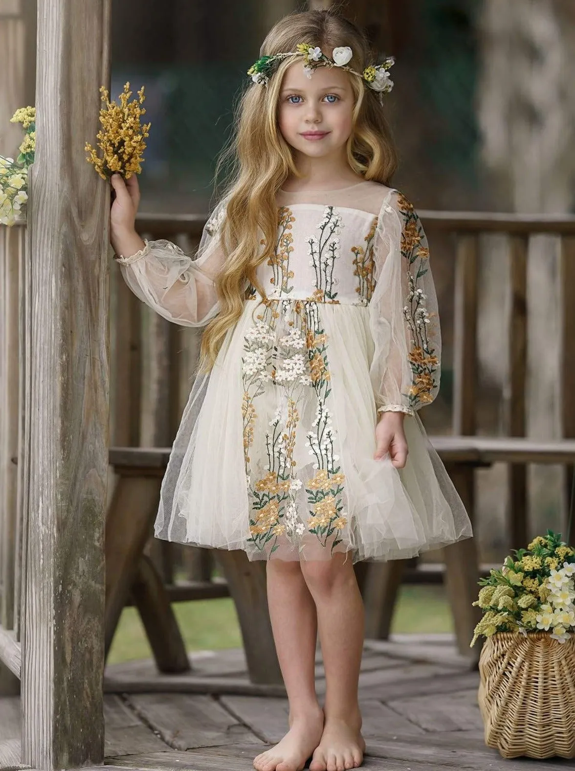 In Love With This Lace Flower Dress