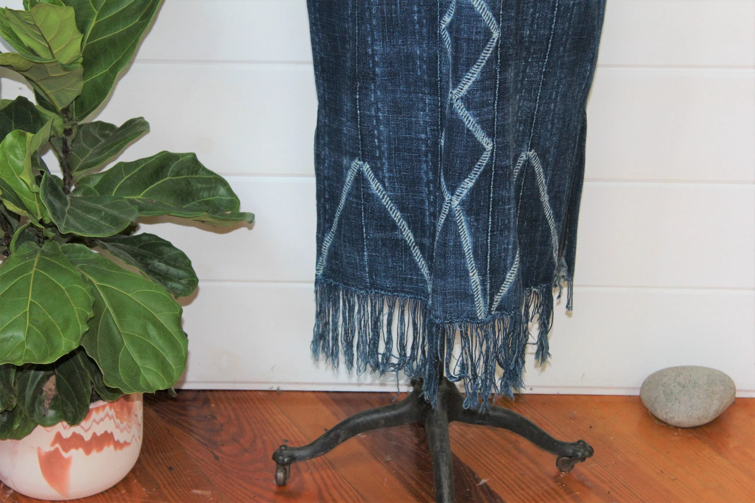 Indigo Shibori Duster Dress