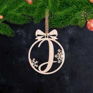 J Letter - Ornament Cut out 30 - PT97