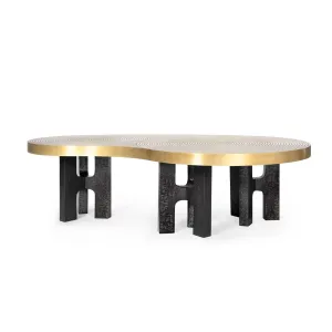 Jacob Coffee Table / Antique Brass