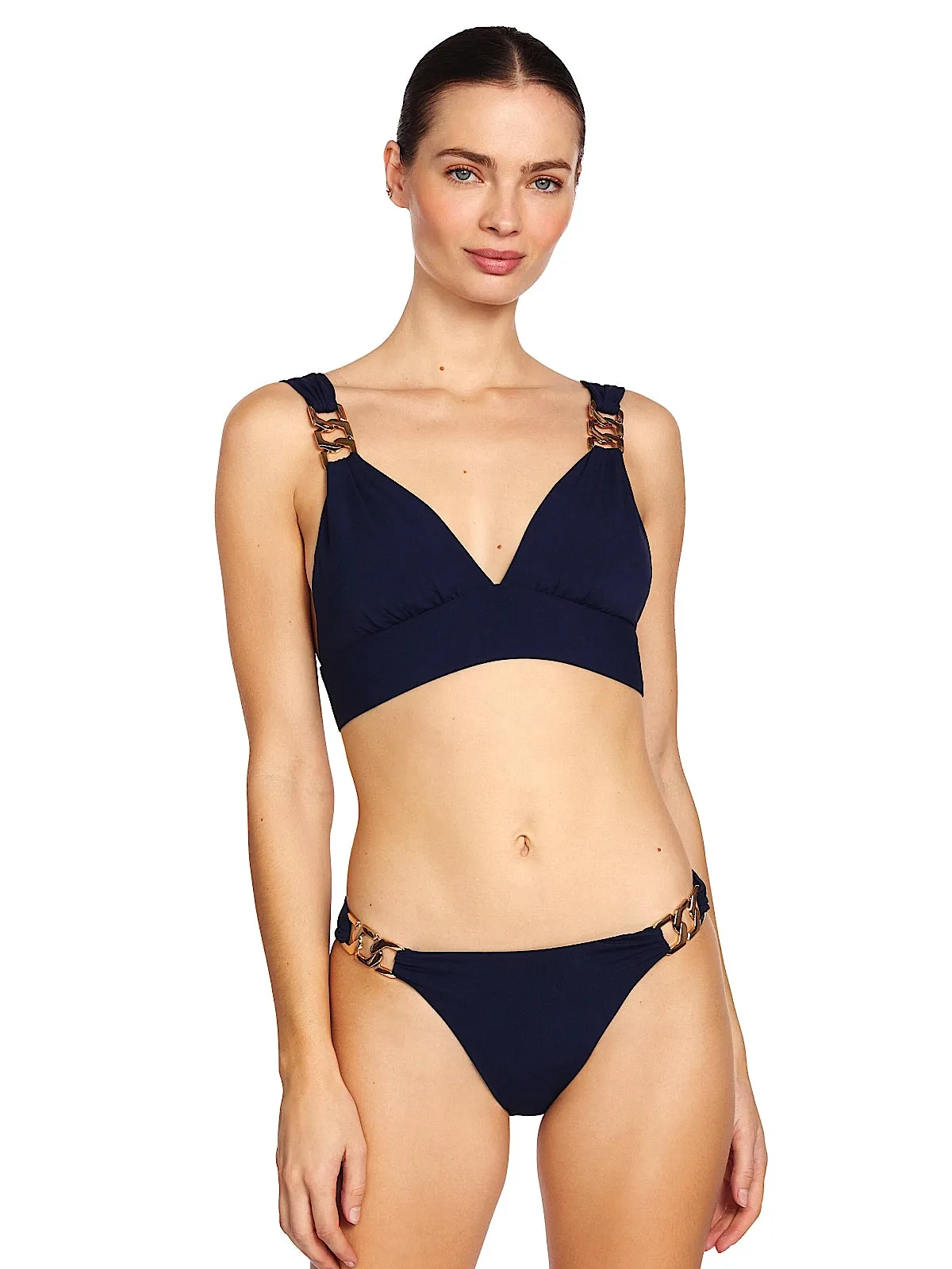 Jane V Plunge-Jane Chain Bikini ::RET
