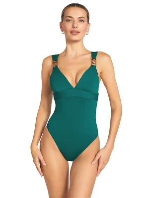 Jane V Plunge One-Piece