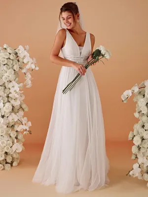 Jillian soft tulle wedding dress in Nude/Ivory Express NZ Wide