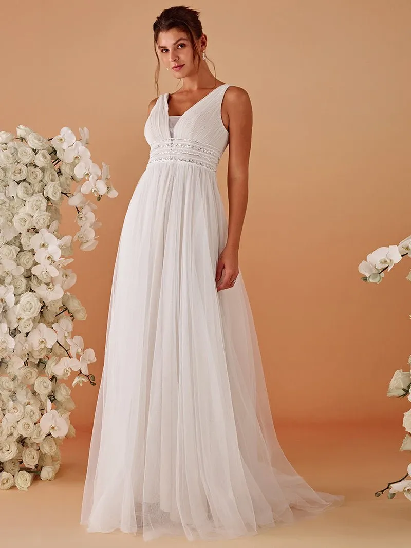 Jillian soft tulle wedding dress in Nude/Ivory Express NZ Wide