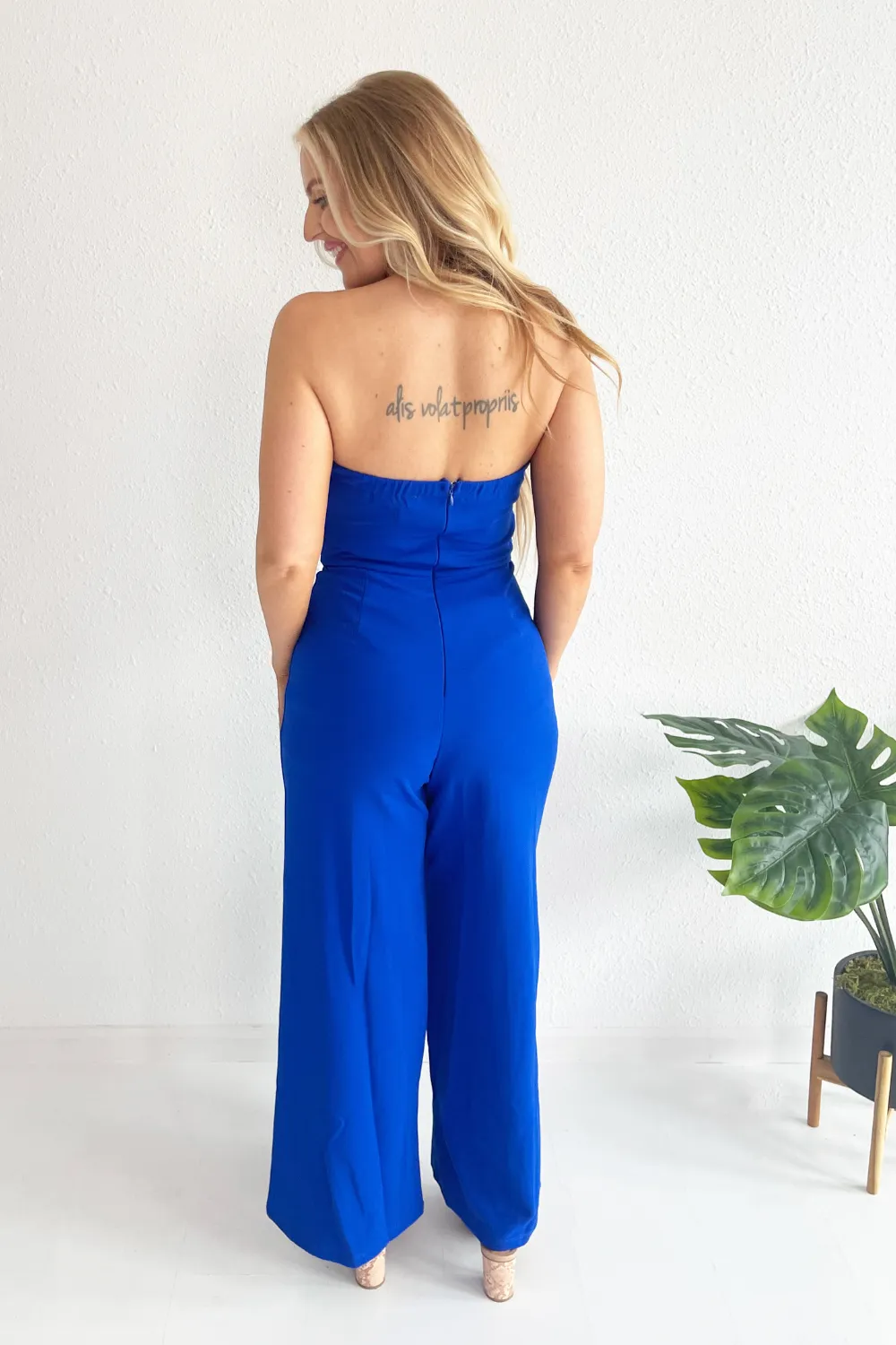 Jumpsuit with Front Knot Tie