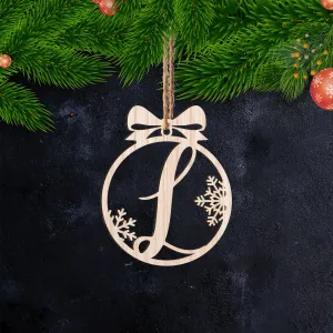 L Letter - Ornament Cut out 32 - PT97