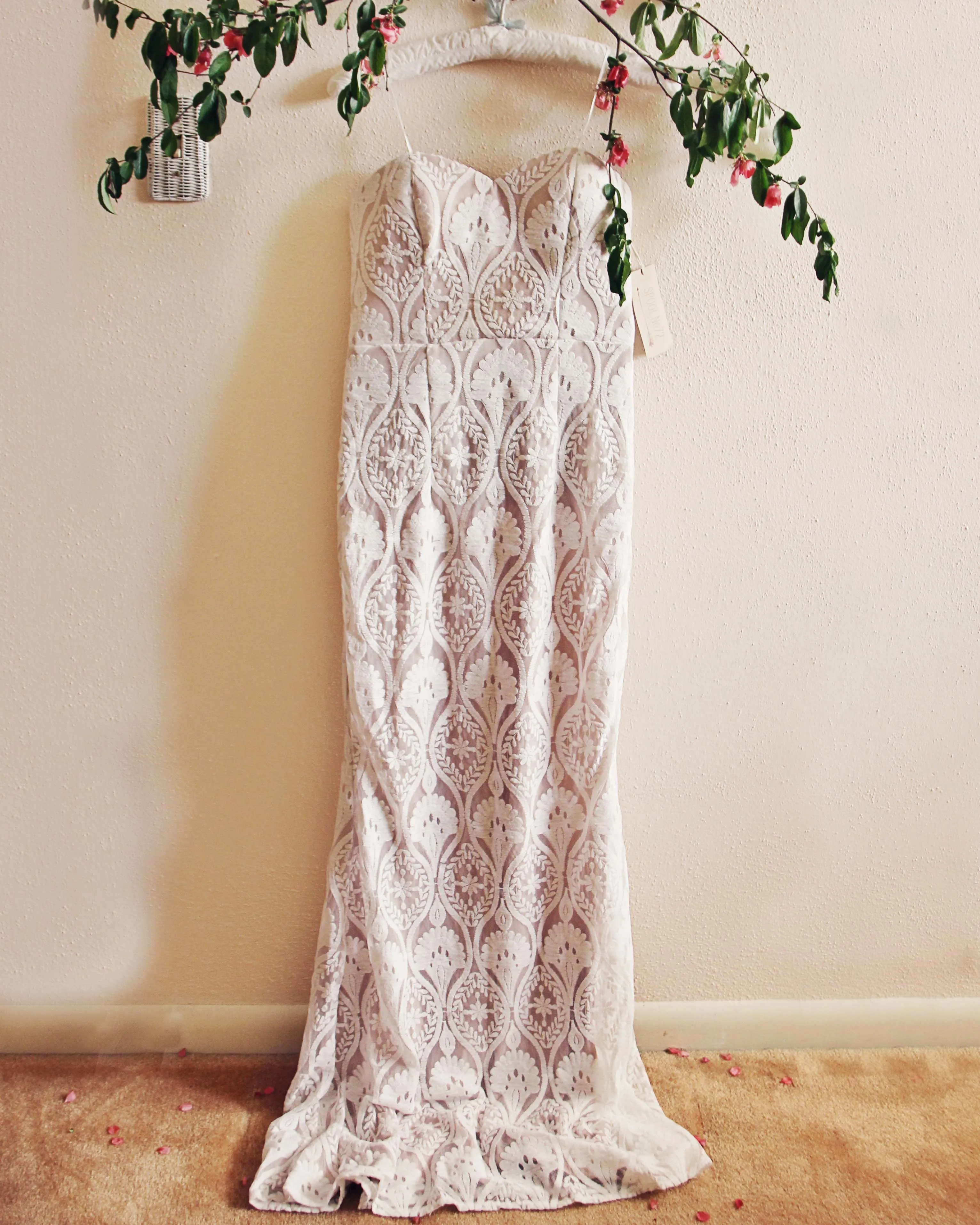 Lace Mermaid Maxi Dress
