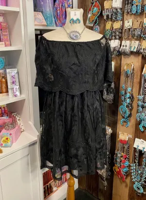 Lace Off The Shoulder Dress