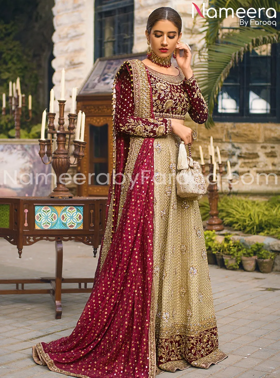 Latest Bridal Lehnga Choli 2021 for Wedding #BR01