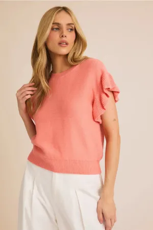 Laurel Ruffle Sleeve Top