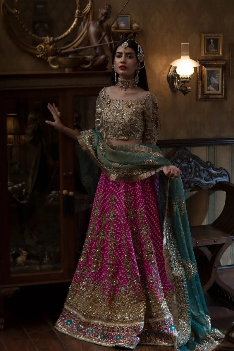 Lehnga Choli Outfit for Wedding By Pakistani Designer #2100