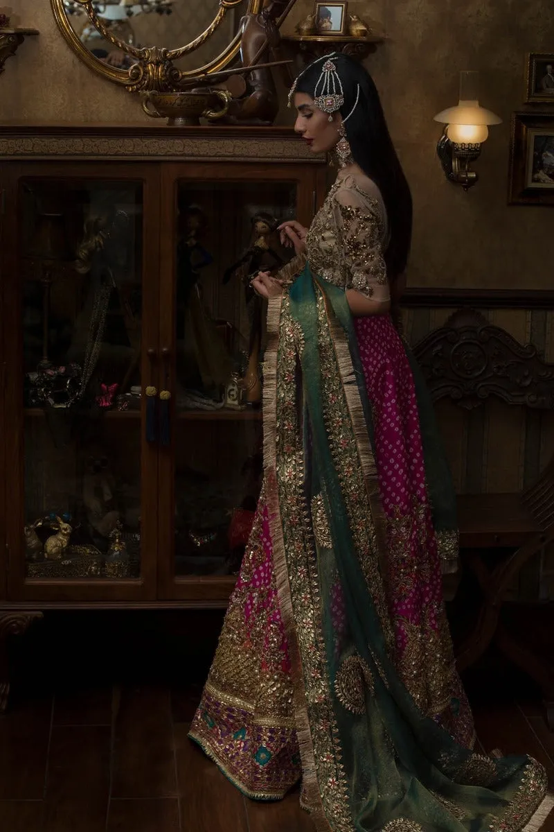 Lehnga Choli Outfit for Wedding By Pakistani Designer #2100