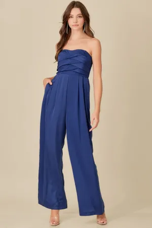 Life Of The Party Strapless Jumpsuit