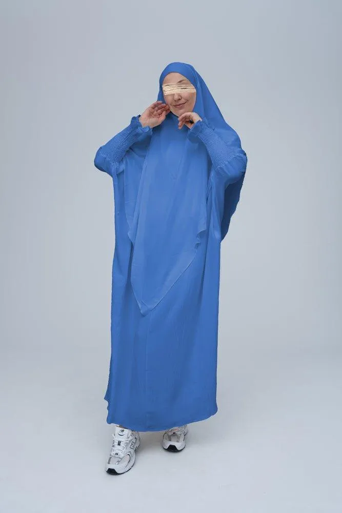 Light Blue Pristine prayer gown for Omrah or prayer