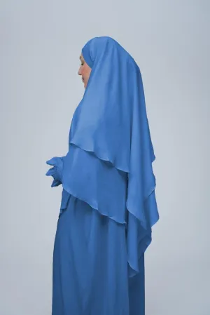 Light Blue Pristine prayer gown for Omrah or prayer